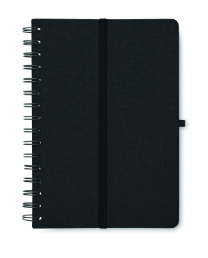 Logo trade promotional giveaways image of: A5 notebook with phone holder