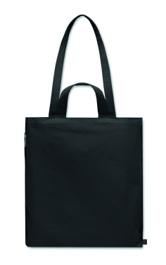 Logo trade promotional giveaways image of: Recycled cotton shopping bag