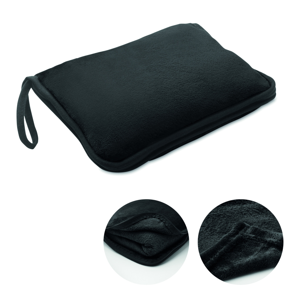 Logotrade corporate gifts photo of: 2 in 1 travel blanket set