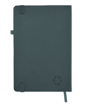 Logotrade promotional giveaway image of: Recycled Leather A5 notebook