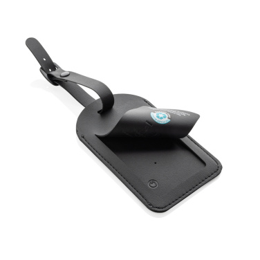 Logo trade promotional giveaways picture of: Globetrack RCSrPolyester luggage tag with worldwide locating