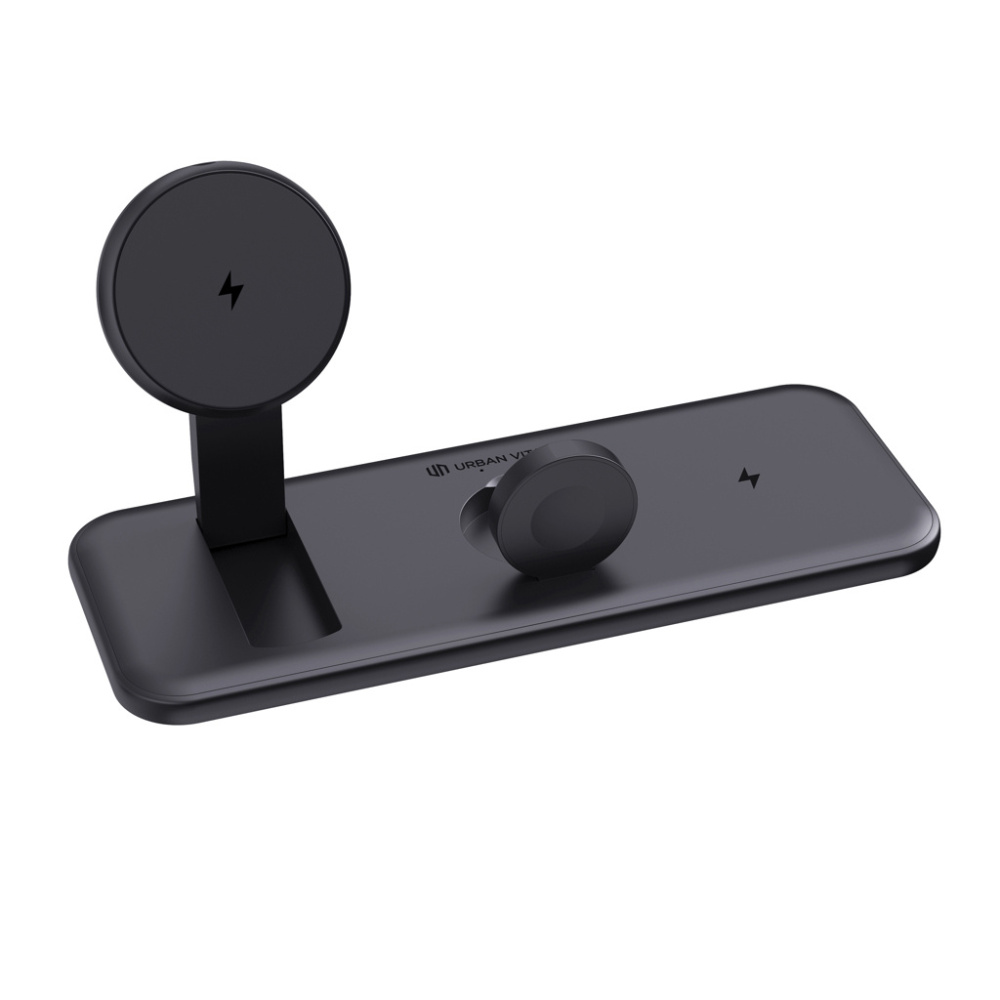 Logo trade advertising product photo of: Urban Vitamin Torrance 3 in 1 magnetic 15W charger