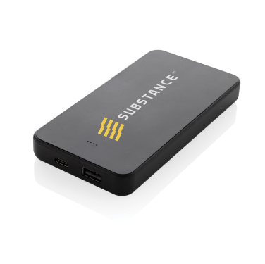 Logo trade promotional item photo of: Boostcore RCS recycled plastic powerbank 10.000mAh USB C