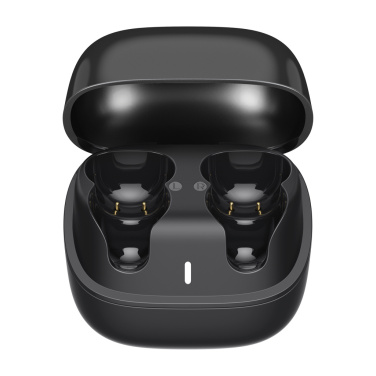 Logo trade promotional products picture of: Urban Vitamin Long Beach ENC rplastic wireless earbuds