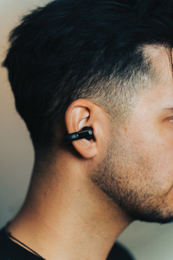 Logotrade promotional gift picture of: Urban Vitamin Long Beach ENC rplastic wireless earbuds