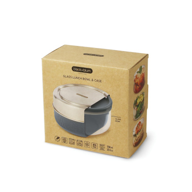 Logo trade promotional merchandise picture of: Black+Blum Glass Lunch Bowl 750ml