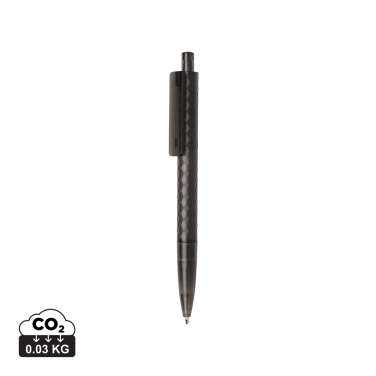 Logo trade corporate gift photo of: X3 GRS recycled PC plastic pen frosted