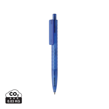 Logo trade promotional item photo of: X3 GRS recycled PC plastic pen frosted