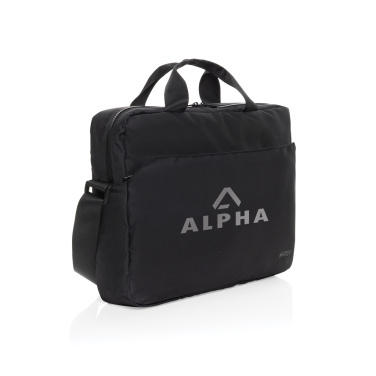 Logo trade promotional gifts picture of: Swiss Peak Aware™ RPET Essential 15.6 inch laptop bag