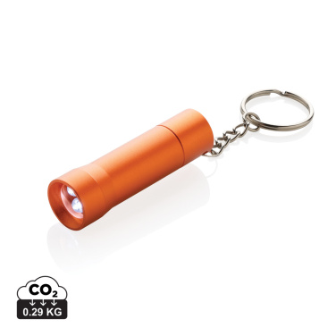 Logotrade advertising product picture of: Flash RCS recycled aluminium keychain torch