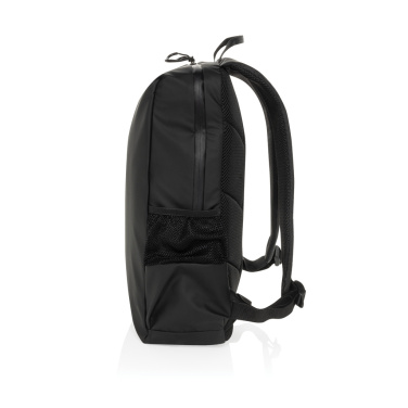Logo trade promotional giveaways image of: Lima Aware™ RPET water resistant 15.6 laptop backpack