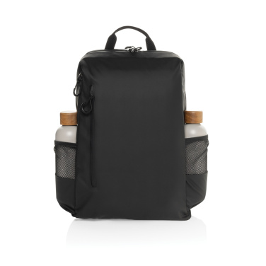 Logotrade business gifts photo of: Lima Aware™ RPET water resistant 15.6 laptop backpack