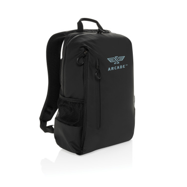 Logotrade promotional gift image of: Lima Aware™ RPET water resistant 15.6 laptop backpack