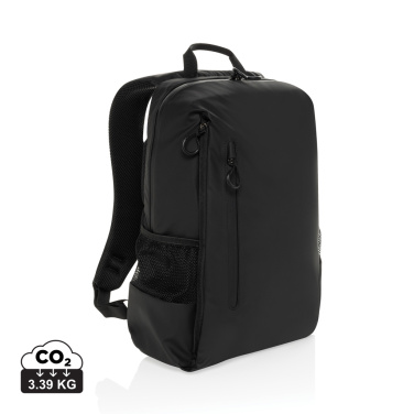 Logo trade business gifts image of: Lima Aware™ RPET water resistant 15.6 laptop backpack