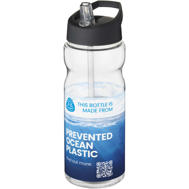 Logo trade corporate gifts picture of: H2O Active® Eco Base 650 ml spout lid sport bottle