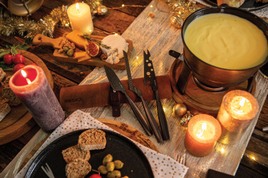 Logotrade promotional items photo of: BOSKA Cheese Knife Set Monaco+ Black