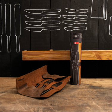Logotrade promotional product picture of: BOSKA Cheese Knife Set Monaco+ Black