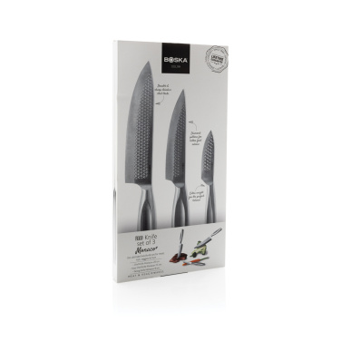Logo trade advertising product photo of: BOSKA Kitchen Knives Monaco+, set of 3