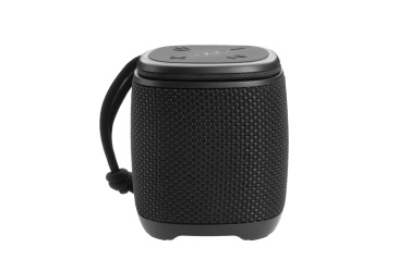 Logo trade promotional gifts picture of: Bluetooth speaker HERMON Schwarzwolf