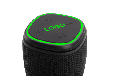 Logo trade advertising product photo of: Bluetooth speaker HERMON Schwarzwolf