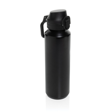 Logotrade promotional product picture of: Via RCS Re-steel lockable sport bottle 600ML