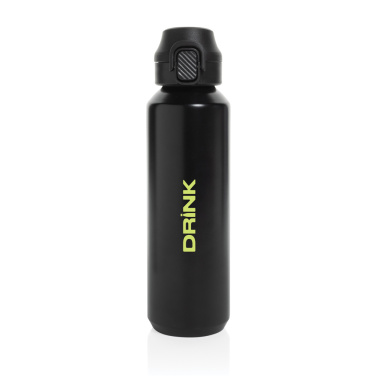 Logotrade advertising product image of: Via RCS Re-steel lockable sport bottle 600ML