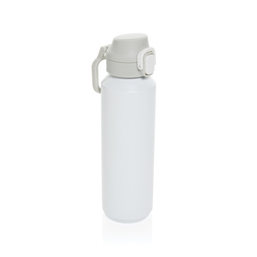 Logo trade promotional merchandise photo of: Via RCS Re-steel lockable sport bottle 600ML