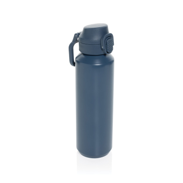 Logotrade promotional products photo of: Via RCS Re-steel lockable sport bottle 600ML
