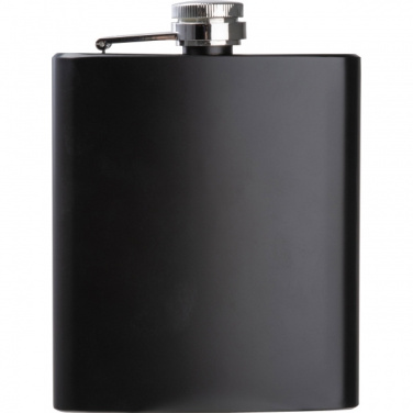 Logo trade promotional giveaways image of: Stainless steel hip flask Sheffield