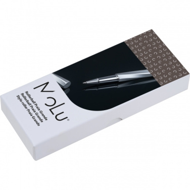 Logo trade promotional products picture of: MoLu brass rollerball Praia Grande