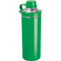 Double-walled stainless steel bottle Monza, green