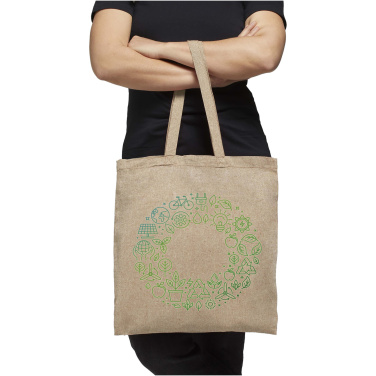 Logo trade business gifts image of: Pheebs 150 g/m² recycled tote bag 7L