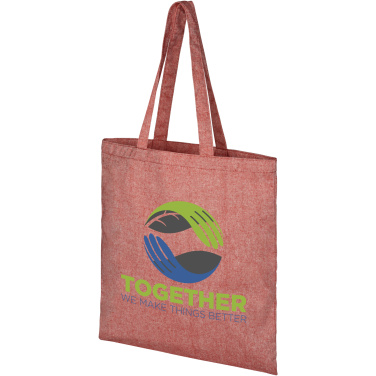 Logo trade promotional items image of: Pheebs 150 g/m² recycled tote bag 7L