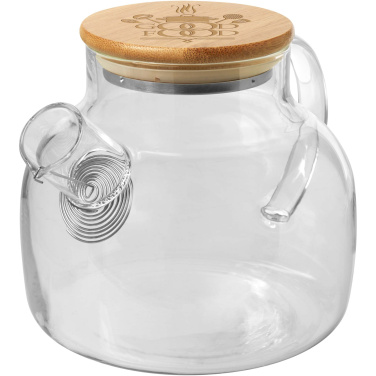 Logo trade corporate gift photo of: Zen tea pot with strainer and bamboo lid