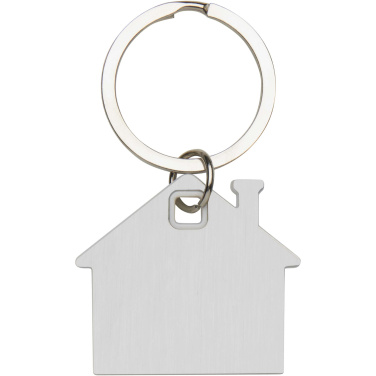 Logo trade advertising products picture of: Nook house-shaped keychain