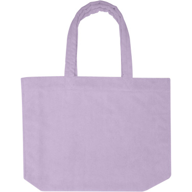Logo trade business gifts image of: Siam GRS recycled terry beach tote bag 13L