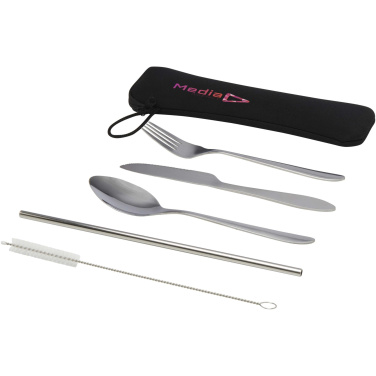 Logotrade promotional merchandise photo of: Sheen 5-piece stainless steel cutlery set