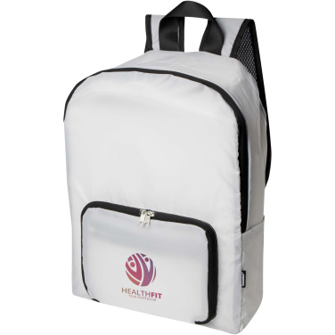Logo trade corporate gifts picture of: EcoFold RPET foldable backpack 15L