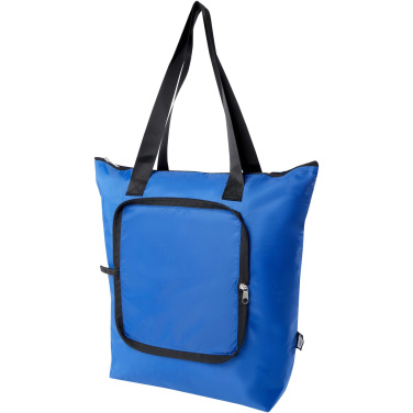 Logotrade promotional item image of: EcoFold RPET foldable tote cooler bag 15L