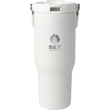 Logo trade corporate gifts image of: Bronx 900 ml RCS recycled stainless steel copper vacuum insulated tumbler with dual function lid