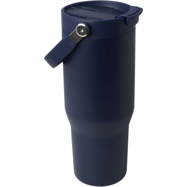 Logotrade corporate gift image of: Bronx 900 ml RCS recycled stainless steel copper vacuum insulated tumbler with dual function lid
