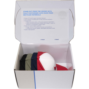 Logotrade promotional giveaway picture of: Recycled caps sample box
