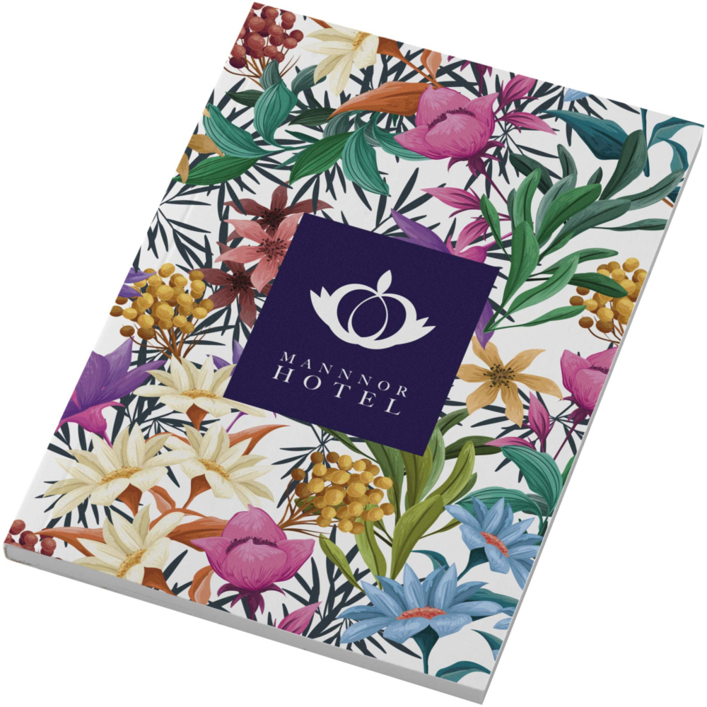 Logo trade advertising product photo of: Novella Austen A6 soft cover notebook - 50 sheets