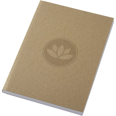 Logotrade promotional product picture of: Novella Austen A5 recycled soft cover kraft notebook - 100 sheets