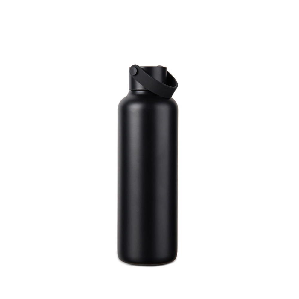 Logo trade promotional giveaways picture of: Baltimore RCS recycled SS bottle 600 ML