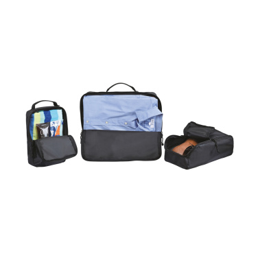 Logo trade promotional gifts image of: Renew AWARE™ rPET 3 Piece Packing Cube Set