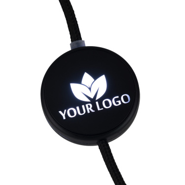 Logo trade promotional merchandise photo of: Cable 4in1 with illuminated logo - LH-ZM02