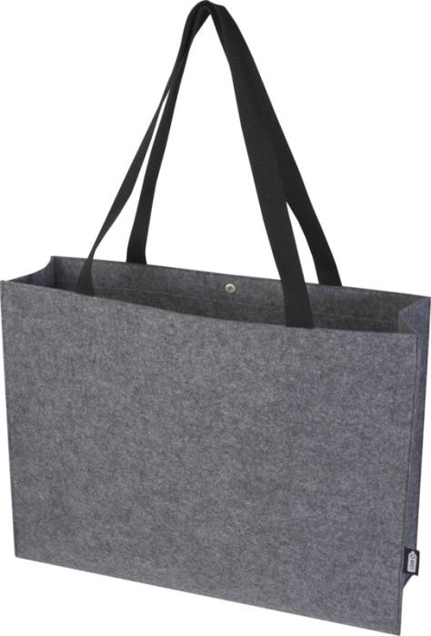 Logotrade promotional gift picture of: Felta GRS recycled felt gusset tote bag 20L