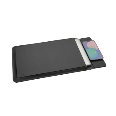 Logo trade promotional gifts image of: Swiss Peak 15W magnetic charging laptop sleeve 14-15,6"