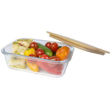 Logotrade promotional gifts photo of: Roby glass lunch box with bamboo lid